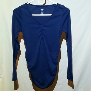 Women's Old Navy blue maternity top xs